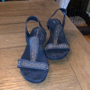 Navy formal wedges!!